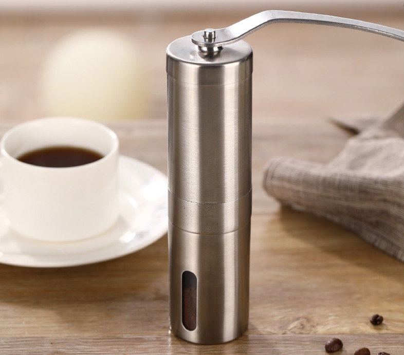 portable mini hand manual pill spices mill coffee bean grinder coffee manual stainless steel