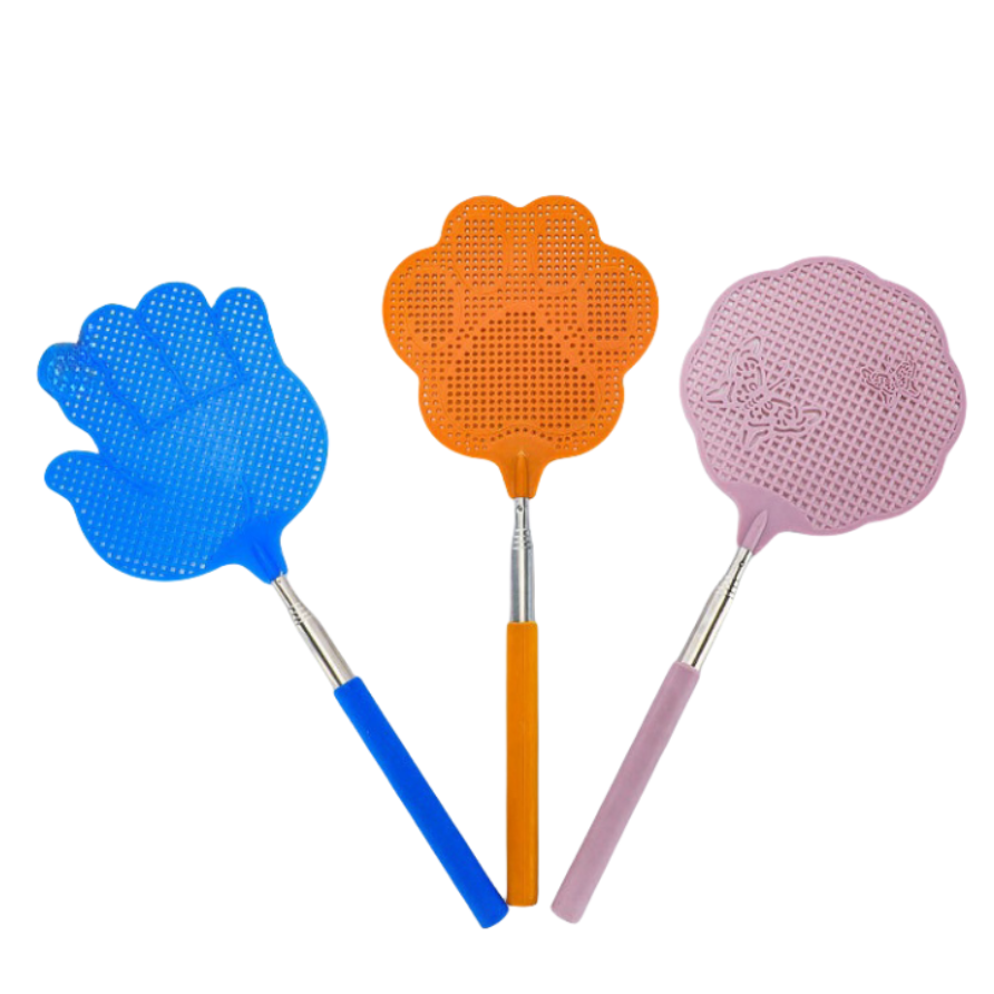 household classroom office heavy duty manual Telescopic Fly Swatters for Flies/Bees/Mosquitoes