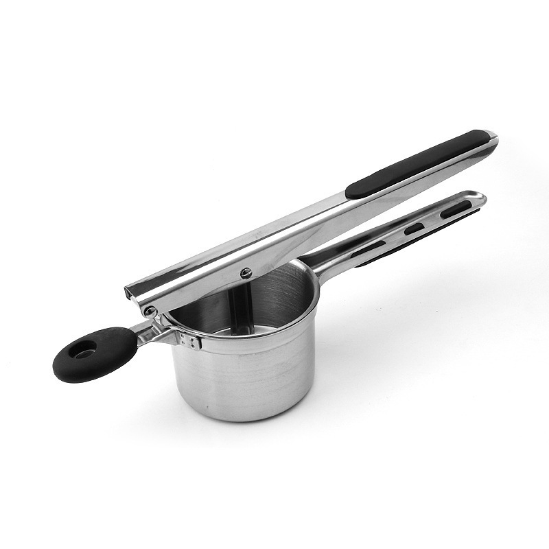 Non-slip 3 in 1 professional heavy duty stainless steel kitchen potato ricer and masher