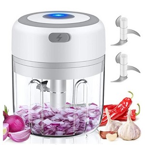 hot sale electric mini garlic chopper food processor 250 ml usb garlic chopper