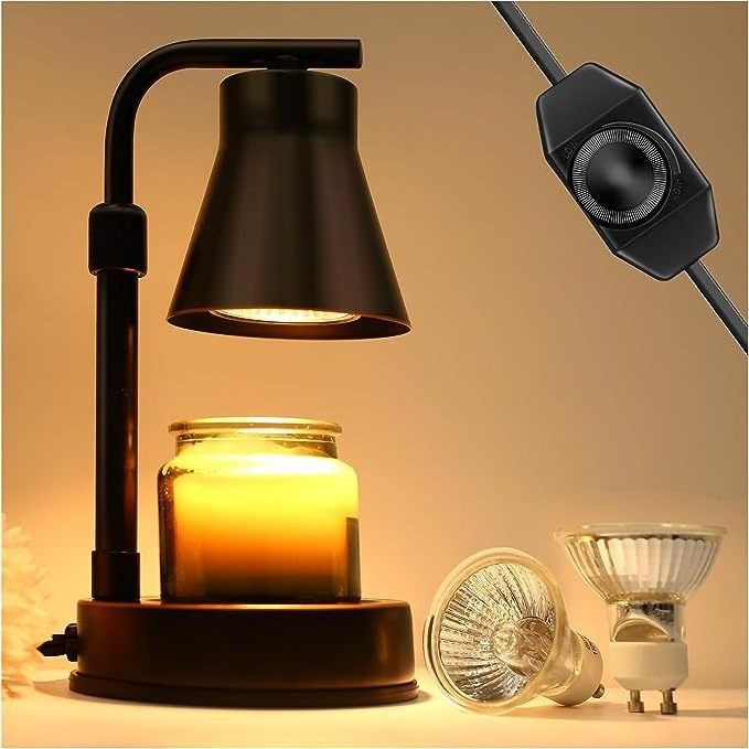 modern simple dimmable electric candle wax melt warmer heating lamp with adjustable height