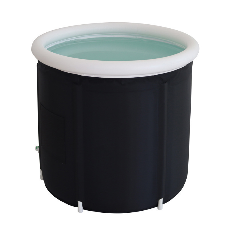 Household Portable bath bucket for adults and children inflatable ice bath tub Large capacity Bathtub In Thickened Insulation