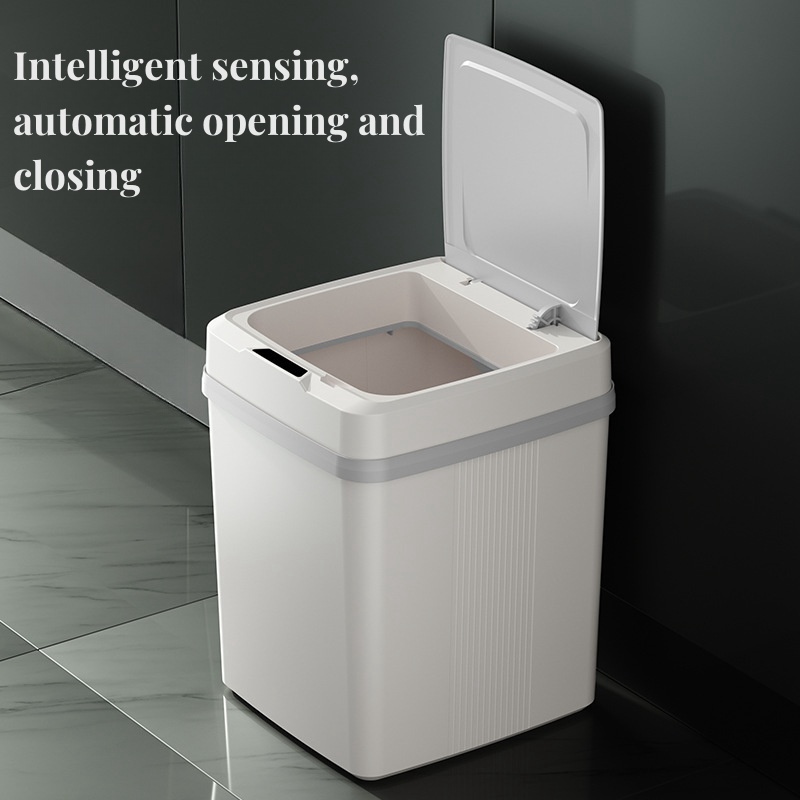 wholesale electric automatic touchless intelligent induction kitchen bin smart waste bins