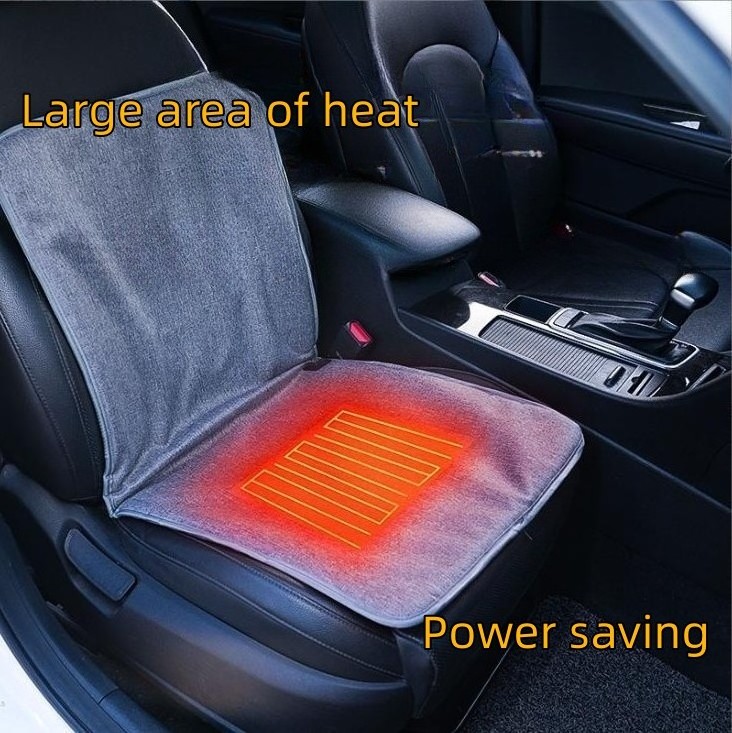 High quality USB foldable office chair back seating heating cushion electric car cushion