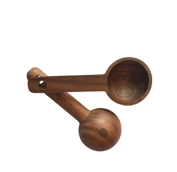 15 ml Beech wood/  black walnut measuring spoon