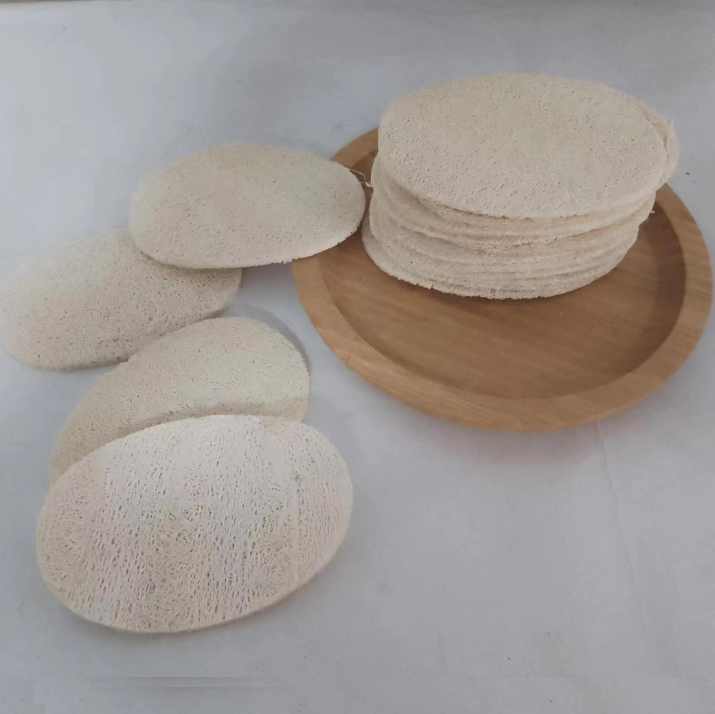 Natural loofah sponge used for washing dishes/ bath