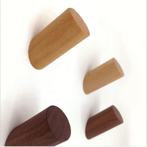 Natural Eco-friendly wooden clothes wall Hook/ wall hanging clothes hooks