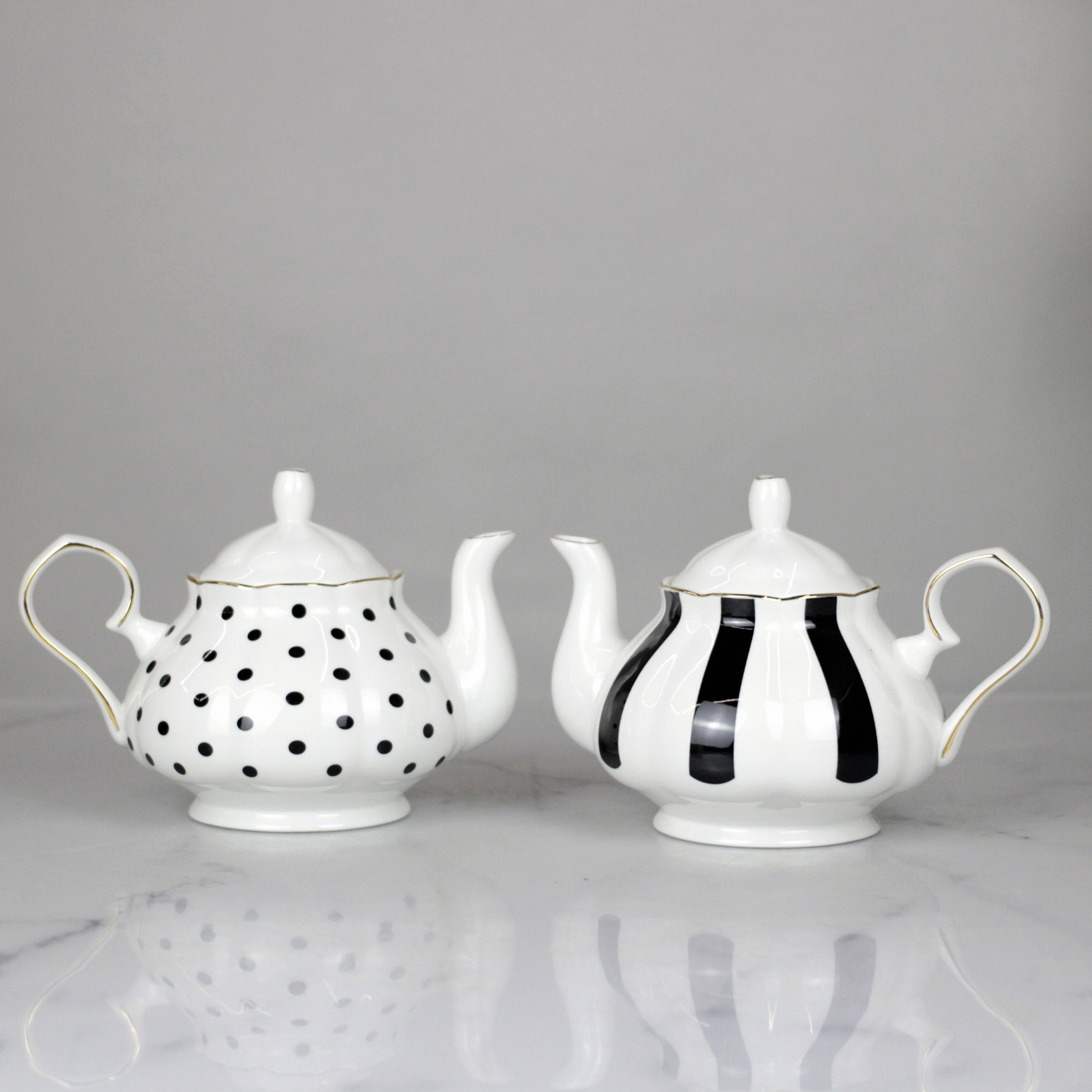 980ml European Style Classical Bone China Coffee Porcelain Teapot Ceramic Coffee Pot Afternoon Coffee and Tea Set