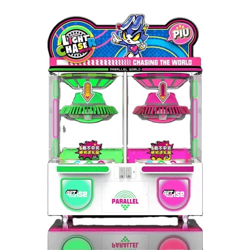 Amusement Arcade Prize Gift Claw Crane Coin Pusher Keyhole Game Machine Chasing Boy