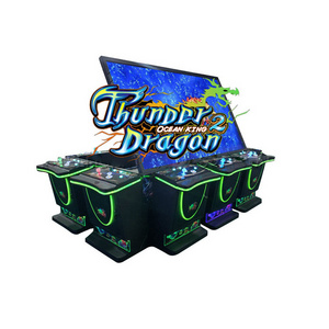 Fish Game Software 10 Players Blue Thunder Dragon Ocean King 2 Monster Awaken Fish Table Game Board