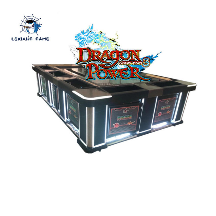 Dragon Power Purple Conquest Arcade Skilled Fish Game Machine Fish Table Shooting Game Board Cabinet