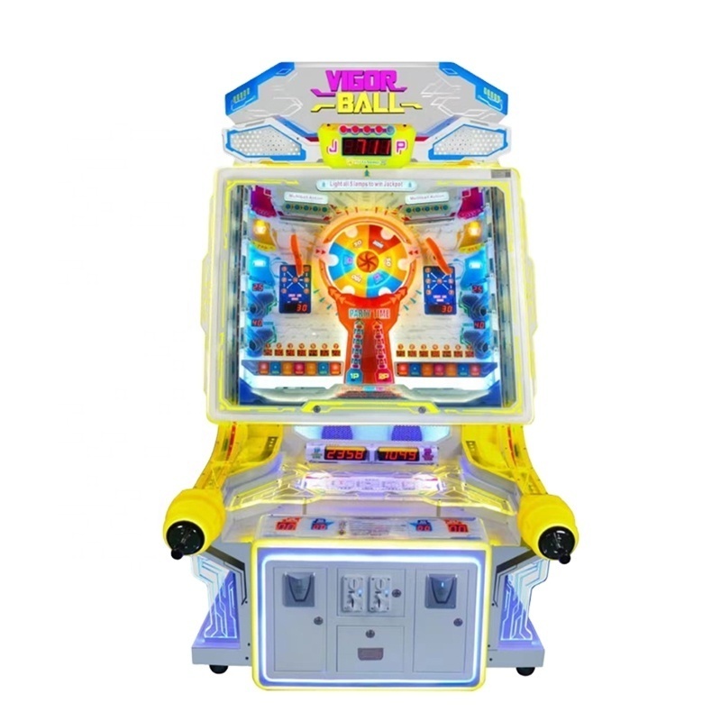 Indoor Amusement Park Arcade Game Coin Pusher Machine Vigor Ball