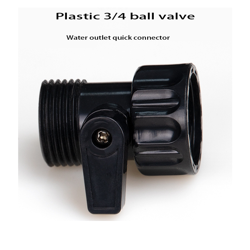 Wholesale Off Valve Garden Plastic Hose Connector 3/4 