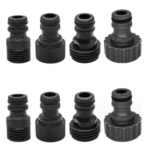 Garden  Nipple Connector Threaded Tube Faucet Adapter Water Gun Fitting Plastic Pipe  Irrigation Fittings