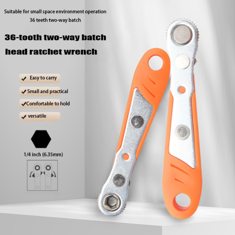 Bidirectional Multifunction Ratchet Screwdriver Forward And Reverse Right Angle mini Wrench Tool