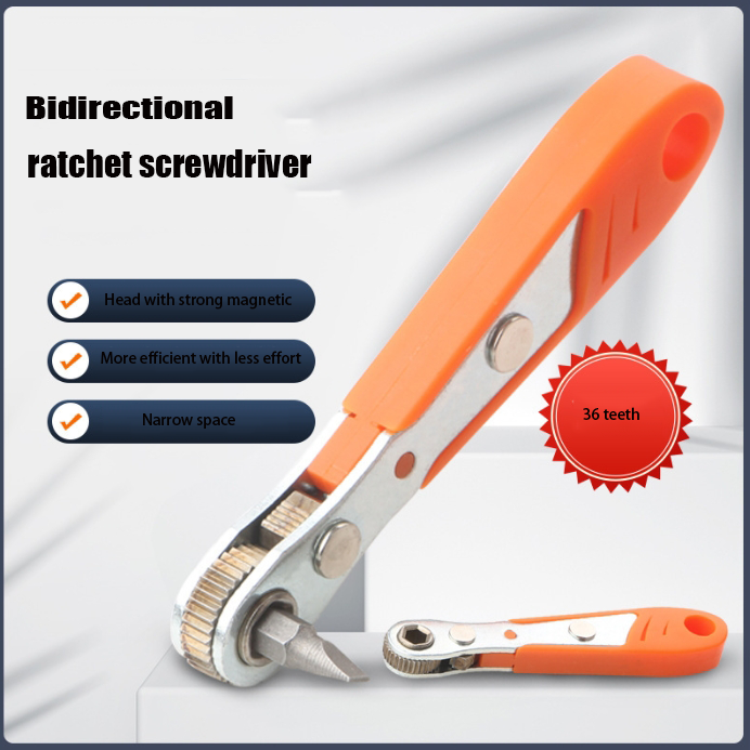 Bidirectional Multifunction Ratchet Screwdriver Forward And Reverse Right Angle mini Wrench Tool