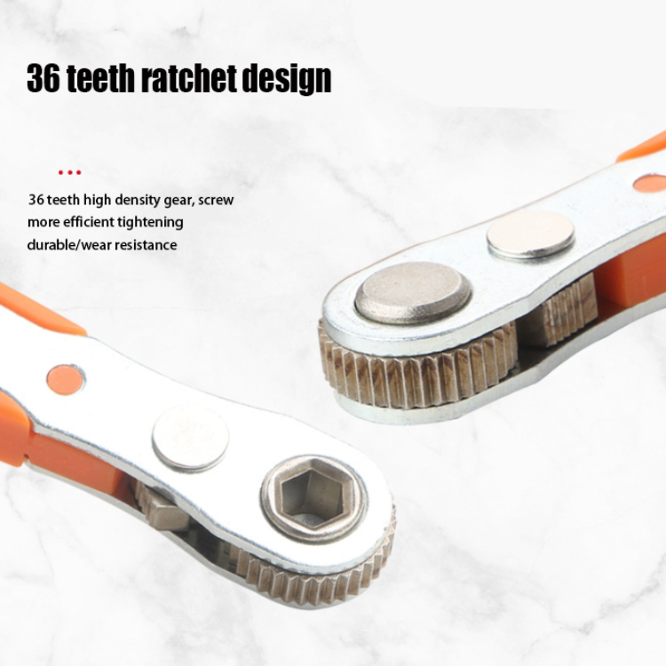 Bidirectional Multifunction Ratchet Screwdriver Forward And Reverse Right Angle mini Wrench Tool