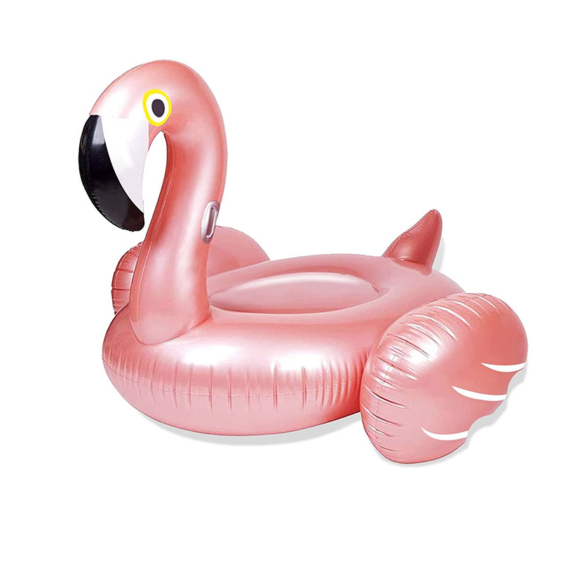 Giant Inflatable Flamingo Ride On Pool Float Swimming Floating Raft Lounge for Summer Party Decorations Toys for Kids Adults