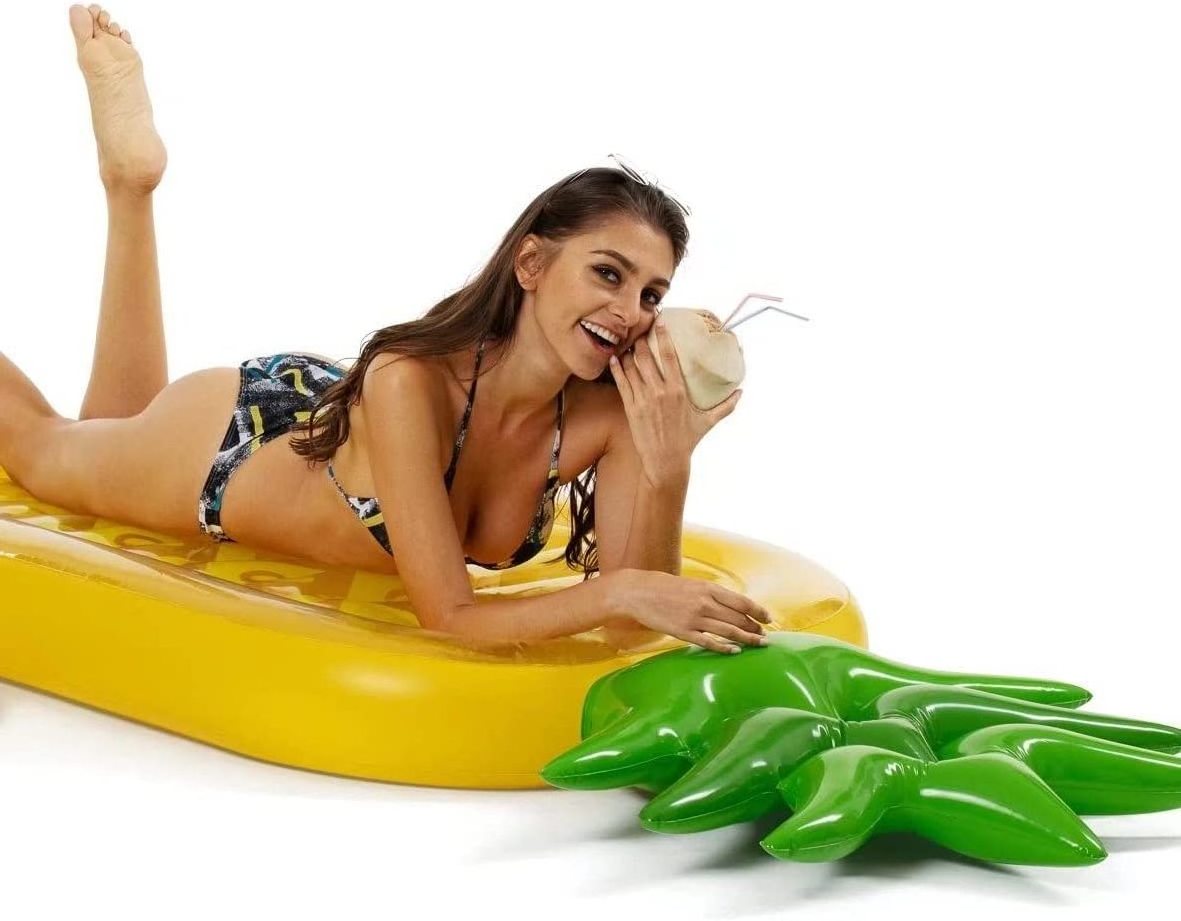 Giant Inflatable Pineapple Pool Floats for Kids and Adults Swimming Pool Summer Party Fun