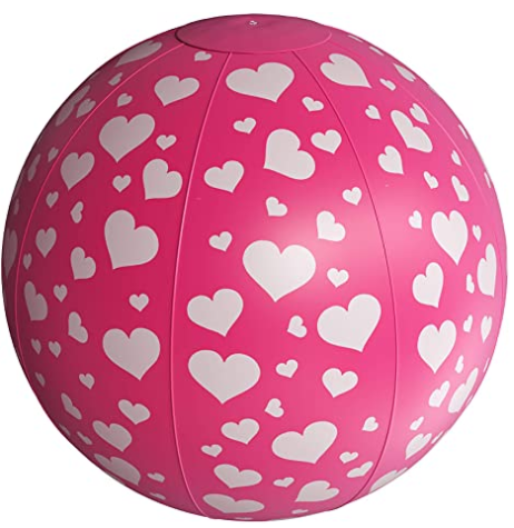 Wholesale Colorful Inflatable Beach Ball Plastic PVC Pink Water Beach Balls For Promotion