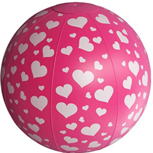 Wholesale Colorful Inflatable Beach Ball Plastic PVC Pink Water Beach Balls For Promotion