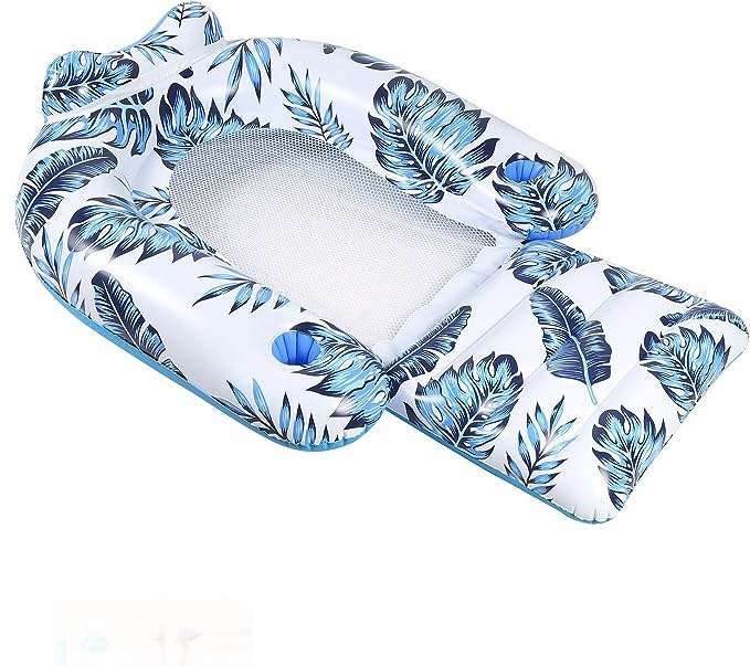 2023 Hot sale summer inflatable pool floats hammock  floating bed water party lounge chair