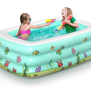 Big Folding Portable Plastic Pvc Inflatable Swimming Pool Outdoor Garden Indoor Adult Kids Durable Square Pool