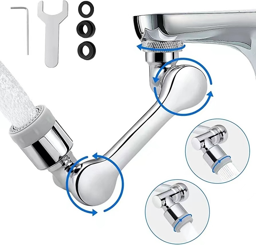 Faucet splash head 1440 Rotating  Extender for bathroom kitchen sink