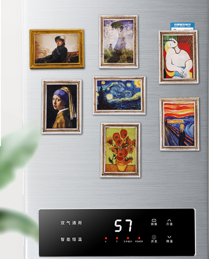 Hot sale products home resin Photo frame Fridge Magnetic refrigerator magnets