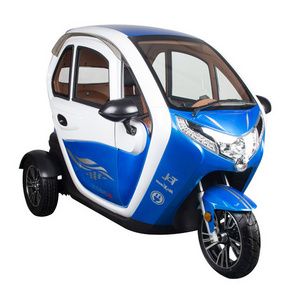 Toodi EEC approved  Three Wheel Enclosed Electric Mini Scooter Tricycle with Roof for Adult