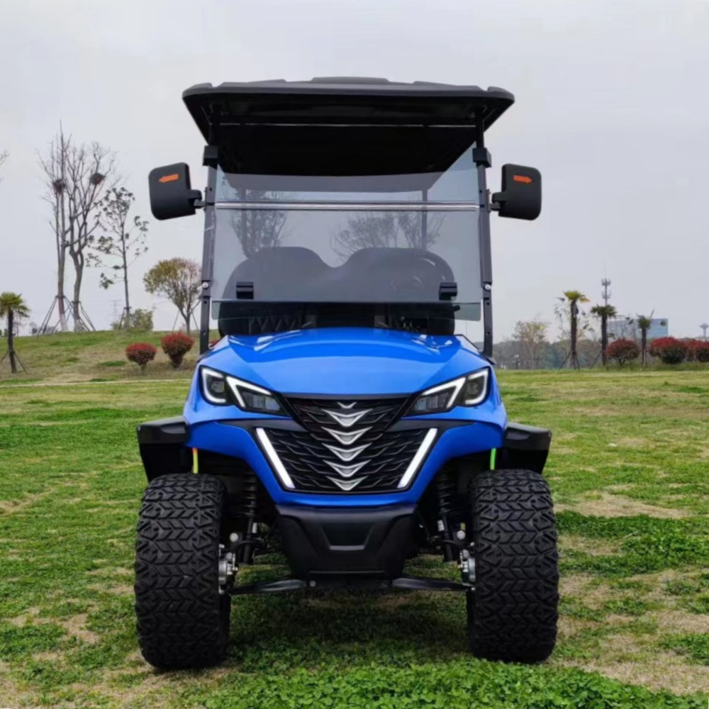 72V Lithium Battery Solar 6 Seaters Off Road Electric Street Legal Golf Cart Buggy