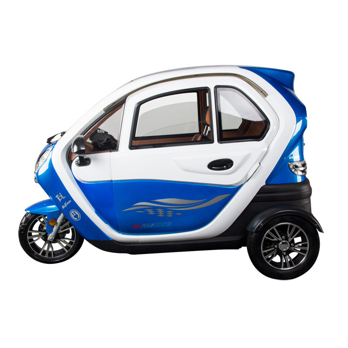 Toodi EEC approved  Three Wheel Enclosed Electric Mini Scooter Tricycle with Roof for Adult