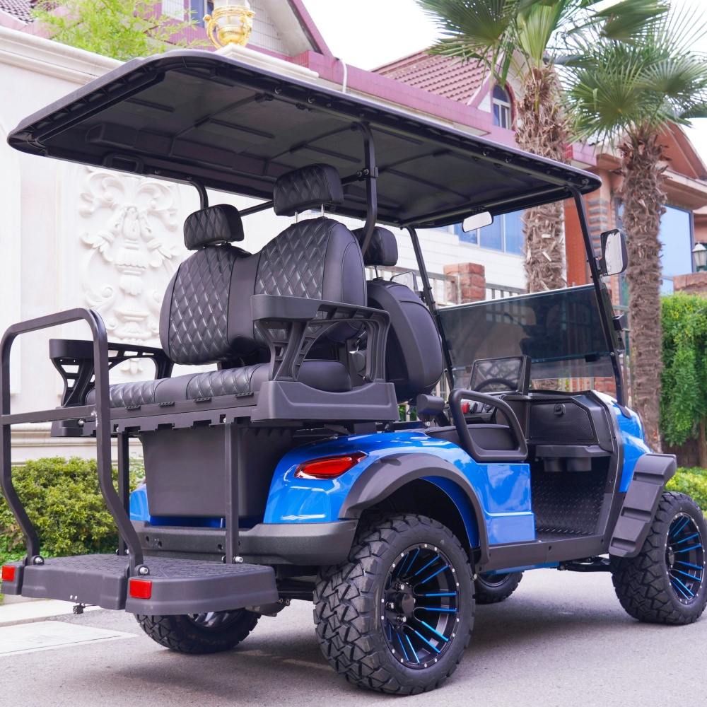 6 seater golf cart electric 7kw lithium golf cart battery 72V electric golf cart  off raod