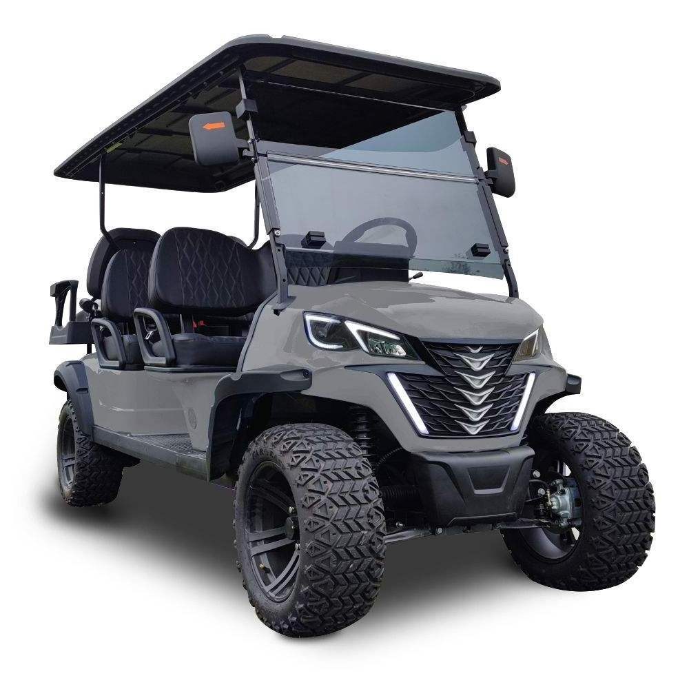 Lexsong carreta electrica 72v ac system 4kw/5kw/7.5kw ac motor 126ah lithium battery golf carts