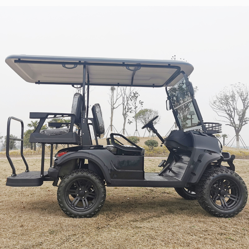 offroad golf cart street legal golf cart 4 seats electric 72v lithium ion golf cart