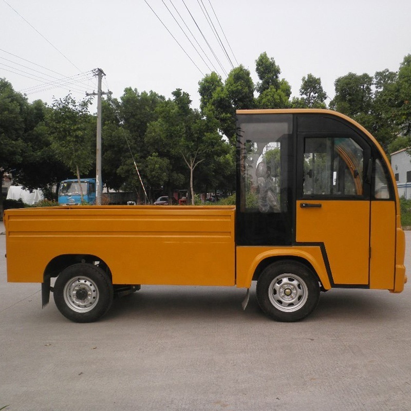 1.2T Loading Weight China Small Electric Flatbed Cargo Trucks for Sale