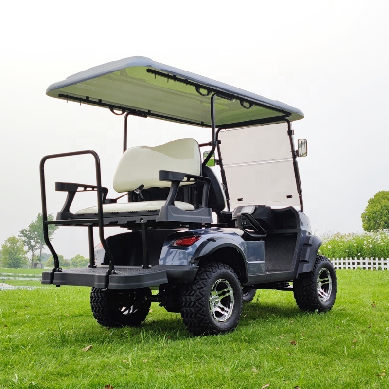 Family Used Lithium ion battery powered 4 Seat Electric Off Road Golf Car Dune Utility Vehicle Buggy