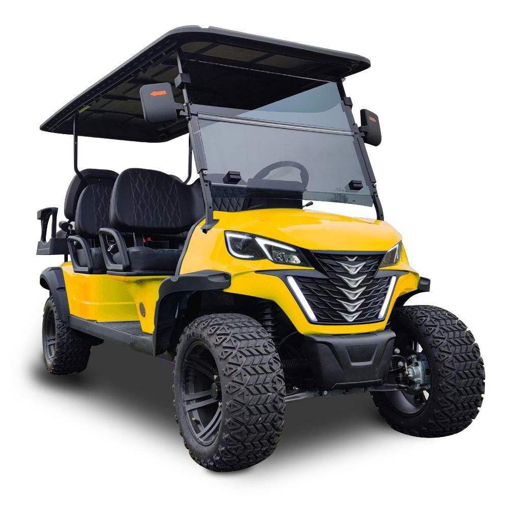 Lexsong carreta electrica 72v ac system 4kw/5kw/7.5kw ac motor 126ah lithium battery golf carts