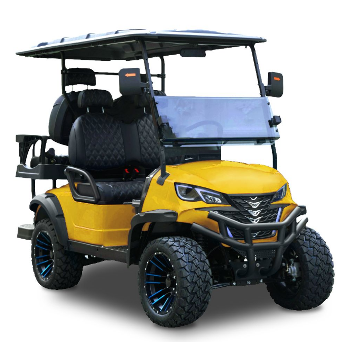 Lexsong carreta electrica 72v ac system 4kw/5kw/7.5kw ac motor 126ah lithium battery golf carts