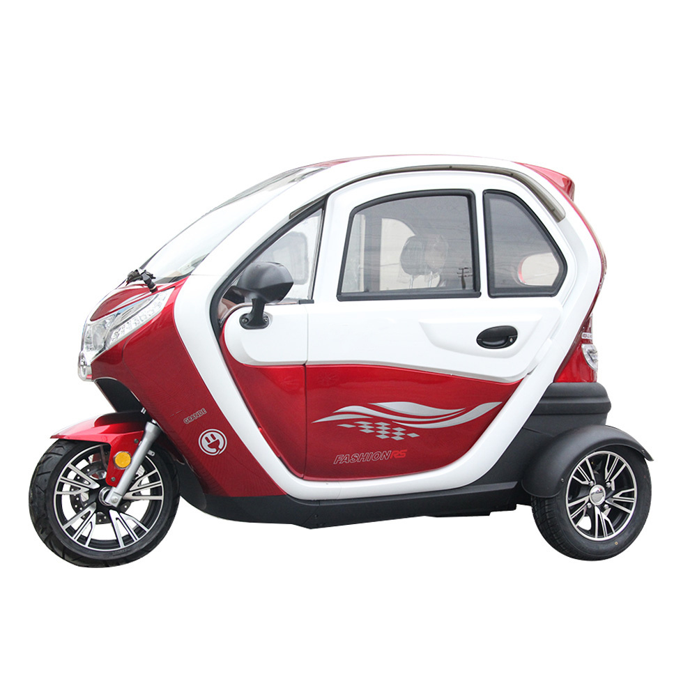 Toodi EEC approved  Three Wheel Enclosed Electric Mini Scooter Tricycle with Roof for Adult