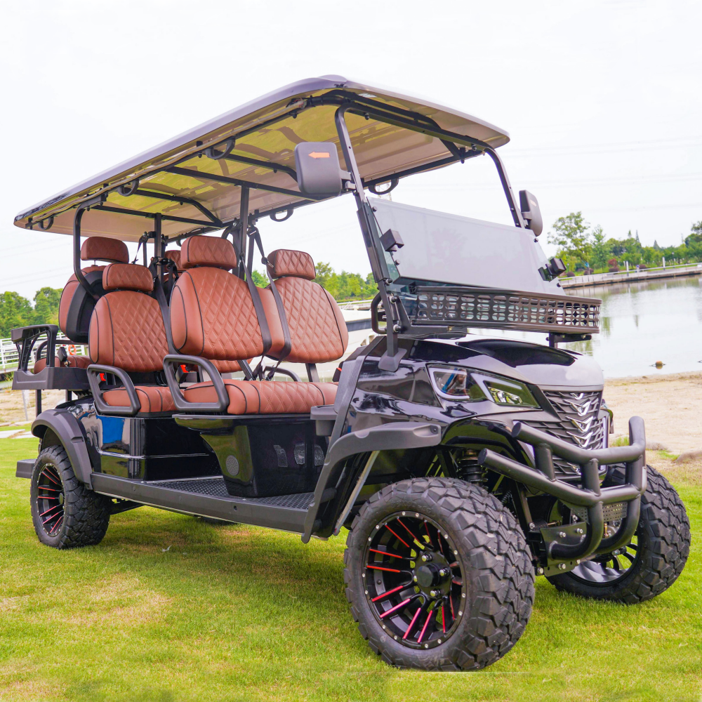 Golf carts electric 6 premium golf cart mini golf cart shuttle