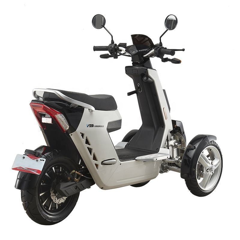 V28 EEC Approved Street Legal 72V Fast Speed 3 Wheels Electric Motorcycle Scooter