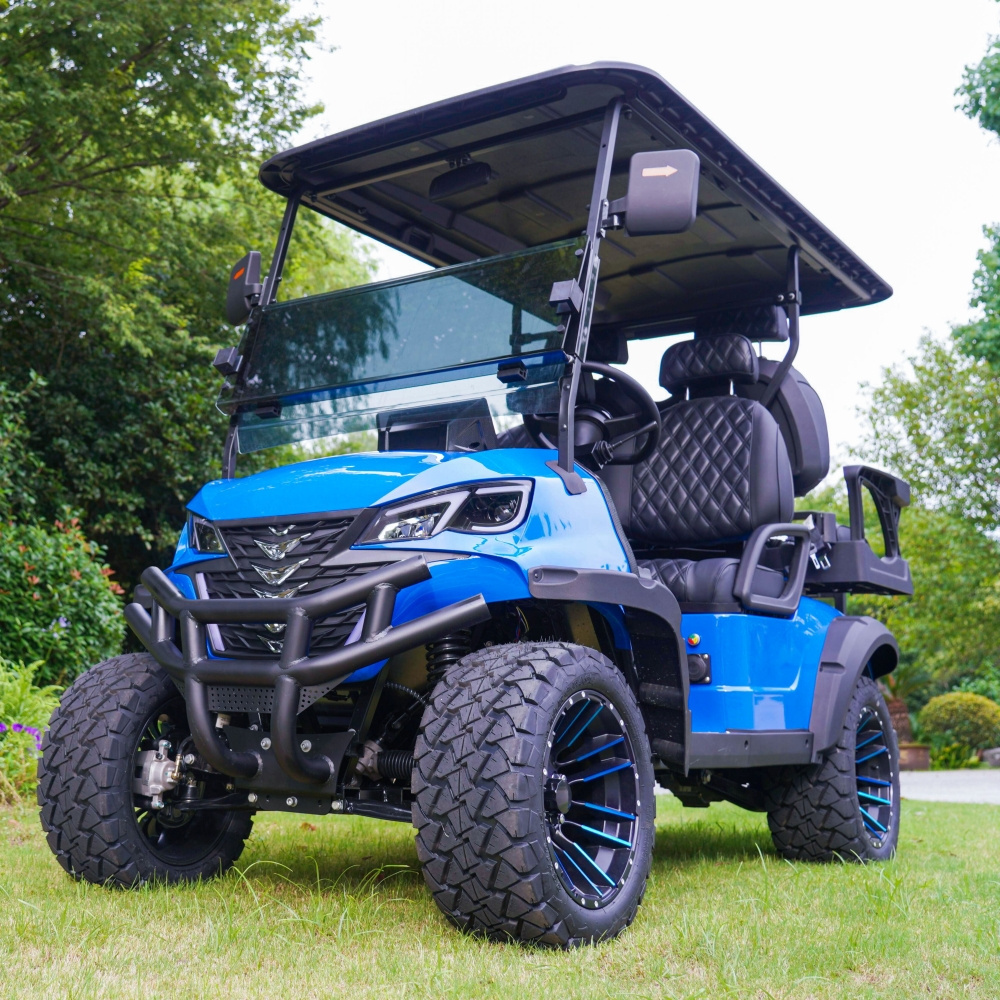 48V/ 72V 5KW 7.5KW Electric Golf Buggy Price Hummer Golf Carts 4 Passenger 6 Seats for Sale