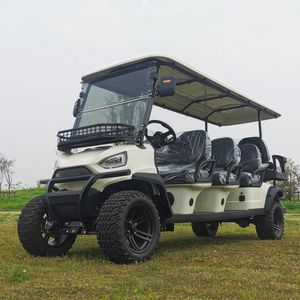 New Electric Lithium Gulf Cart Large 8 Seat Classic Golf Cart 14" Wheels Tires Golf Cart Buggy