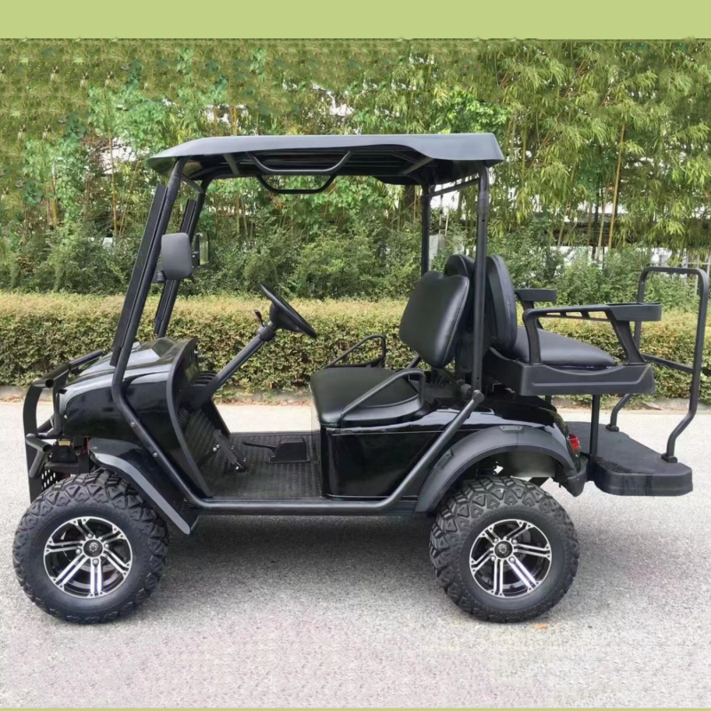 Street Legal Club Car Golf Cart 4 Seater with Doors Adjustable Seats and Belts