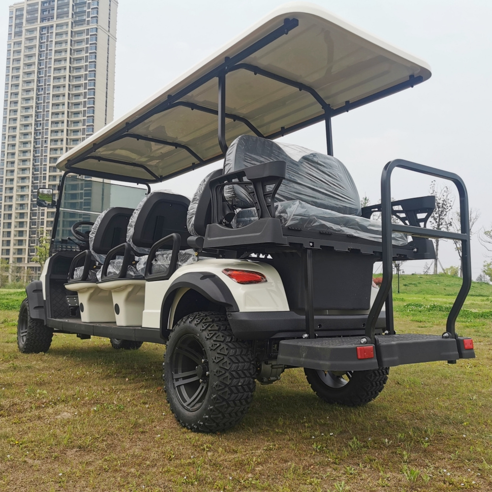 New Electric Lithium Gulf Cart Large 8 Seat Classic Golf Cart 14