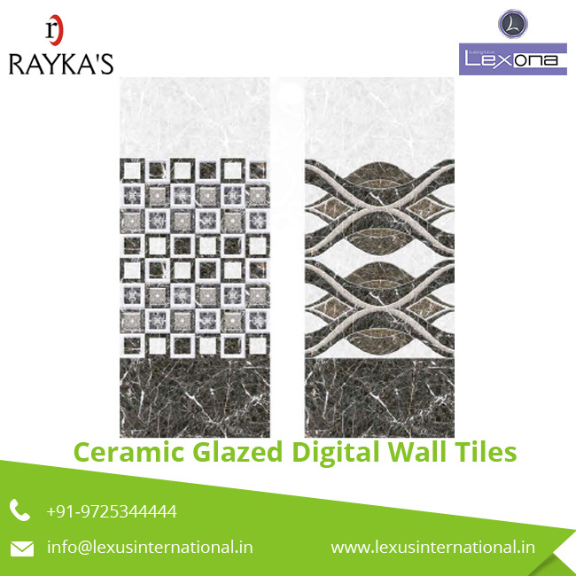 Ceramic Wall tile Glossy matt rustic for bathroom wall Decor kitchen Tiles wall ceramic High quality Indian tile