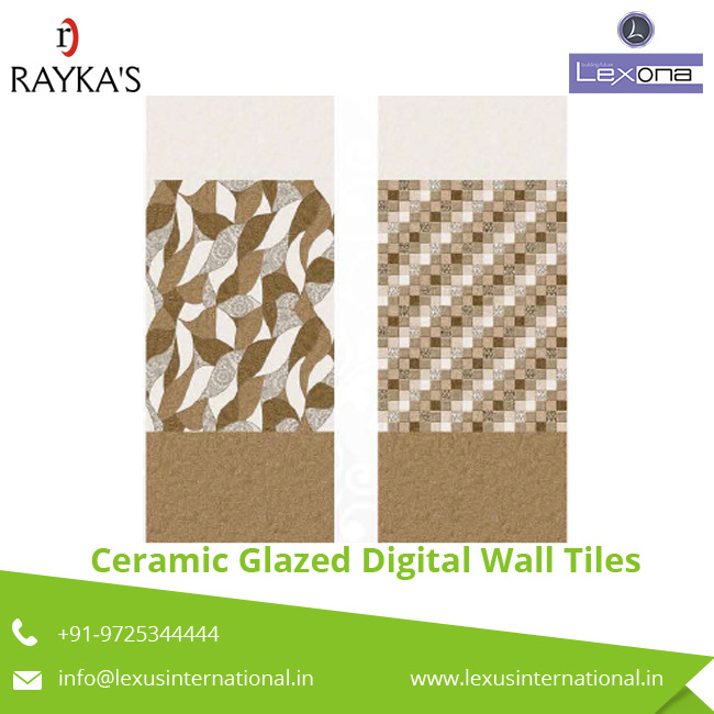 Ceramic Wall tile Glossy matt rustic for bathroom wall Decor kitchen Tiles wall ceramic High quality Indian tile