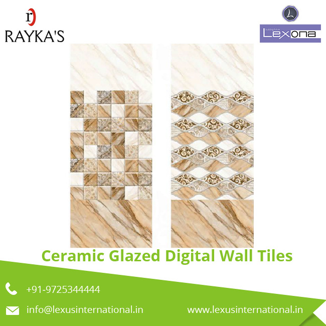 Ceramic Wall tile Glossy matt rustic for bathroom wall Decor kitchen Tiles wall ceramic High quality Indian tile