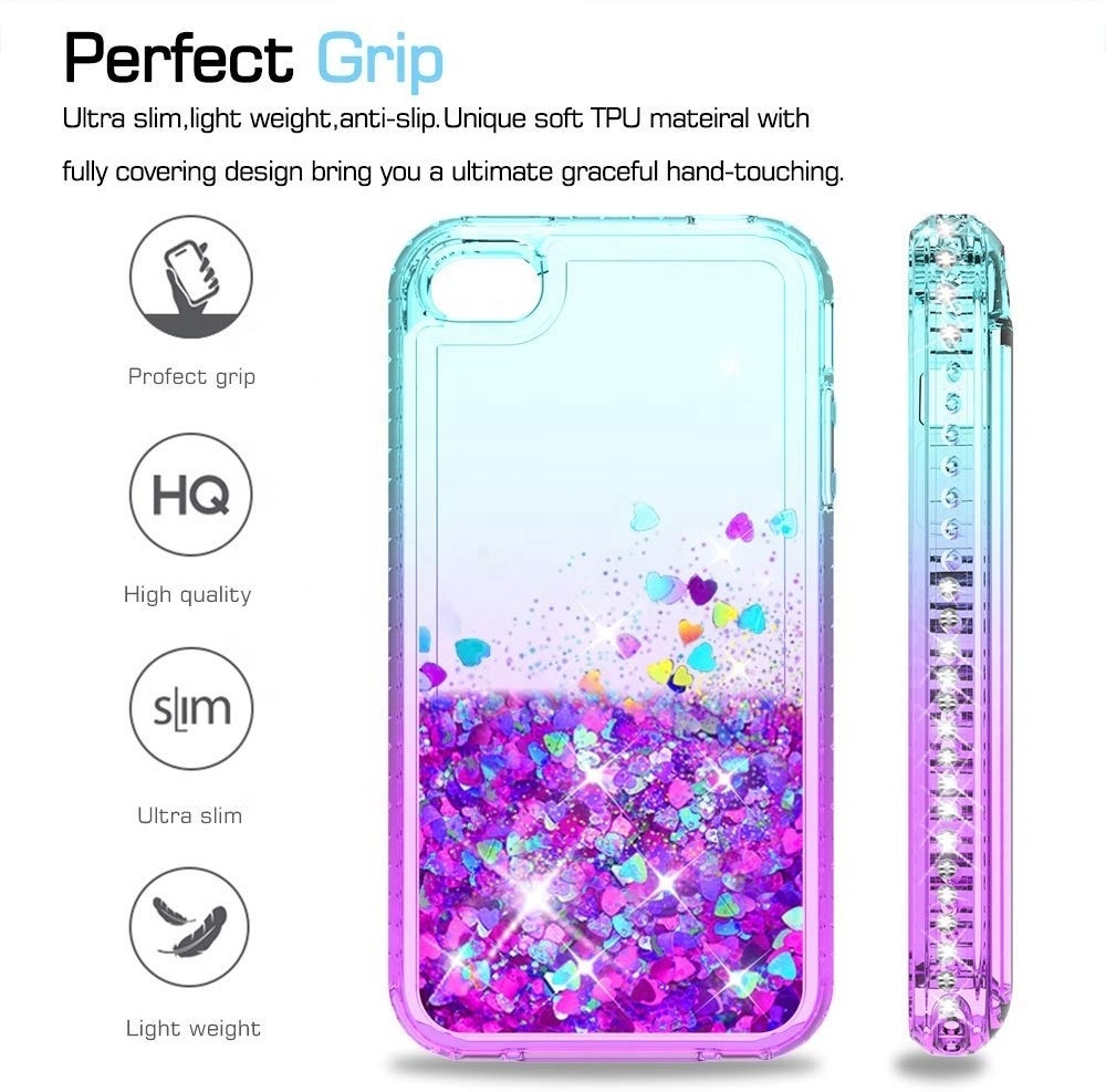 LeYi For iPhone 4S Case with Tempered Glass Screen Protector[2 pack] Fashion Soft Silicone Phone Cover